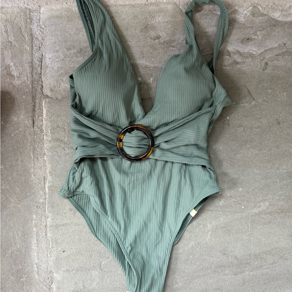 Summersalt Ribbed One-Piece Swimsuit